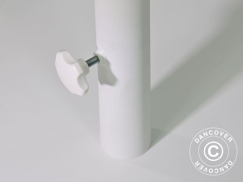 Steel Base f/Parasol Round, Ø0.7 m, White