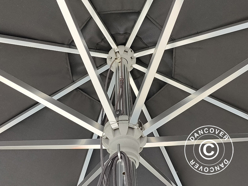 Parasol Bermuda, Ø3 m, Black