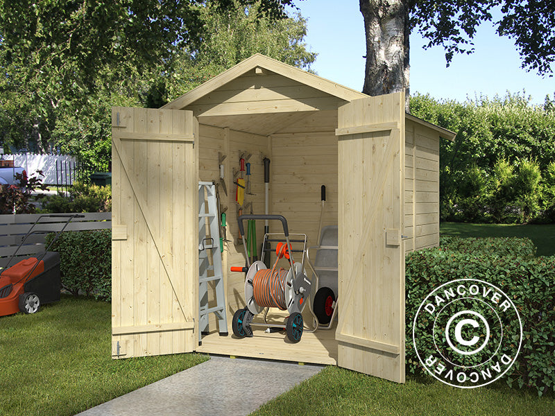 Wooden Shed Heinola 1.7x1.76x2.13 m, 13 mm, 2.99 m², Natural