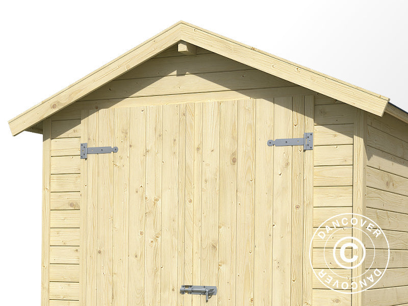 Wooden Shed Heinola 1.7x1.76x2.13 m, 13 mm, 2.99 m², Natural