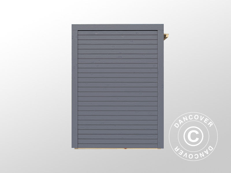 Wooden Bike Shed, Bertilo Box Bike, 2.07x1.03x1.43 m, 2.1 m², Anthracite