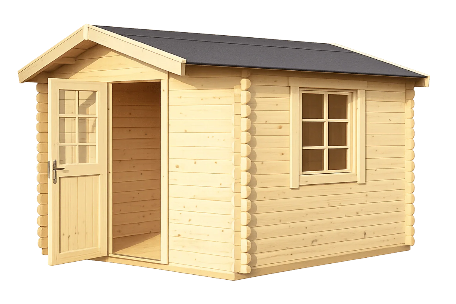 Wooden sheds